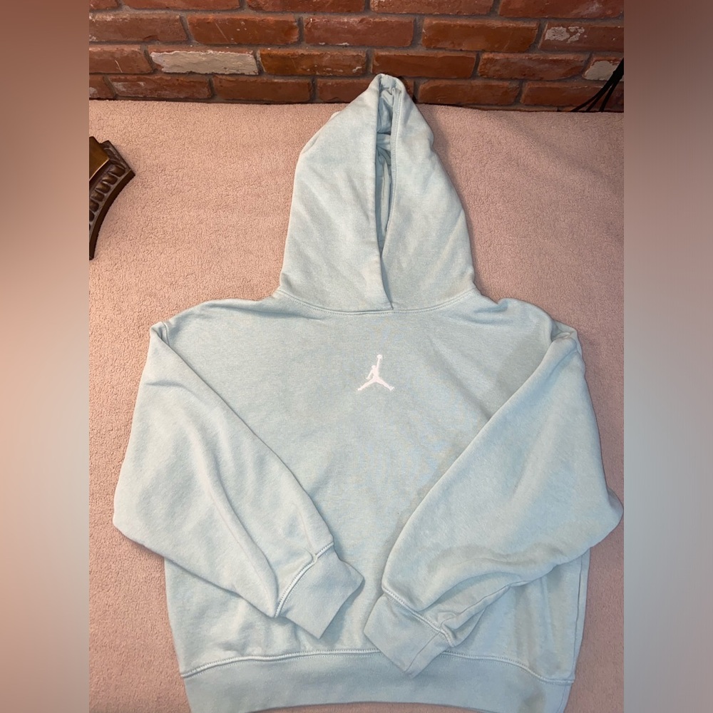 Jordan Mint Green Hoodie with Logo
